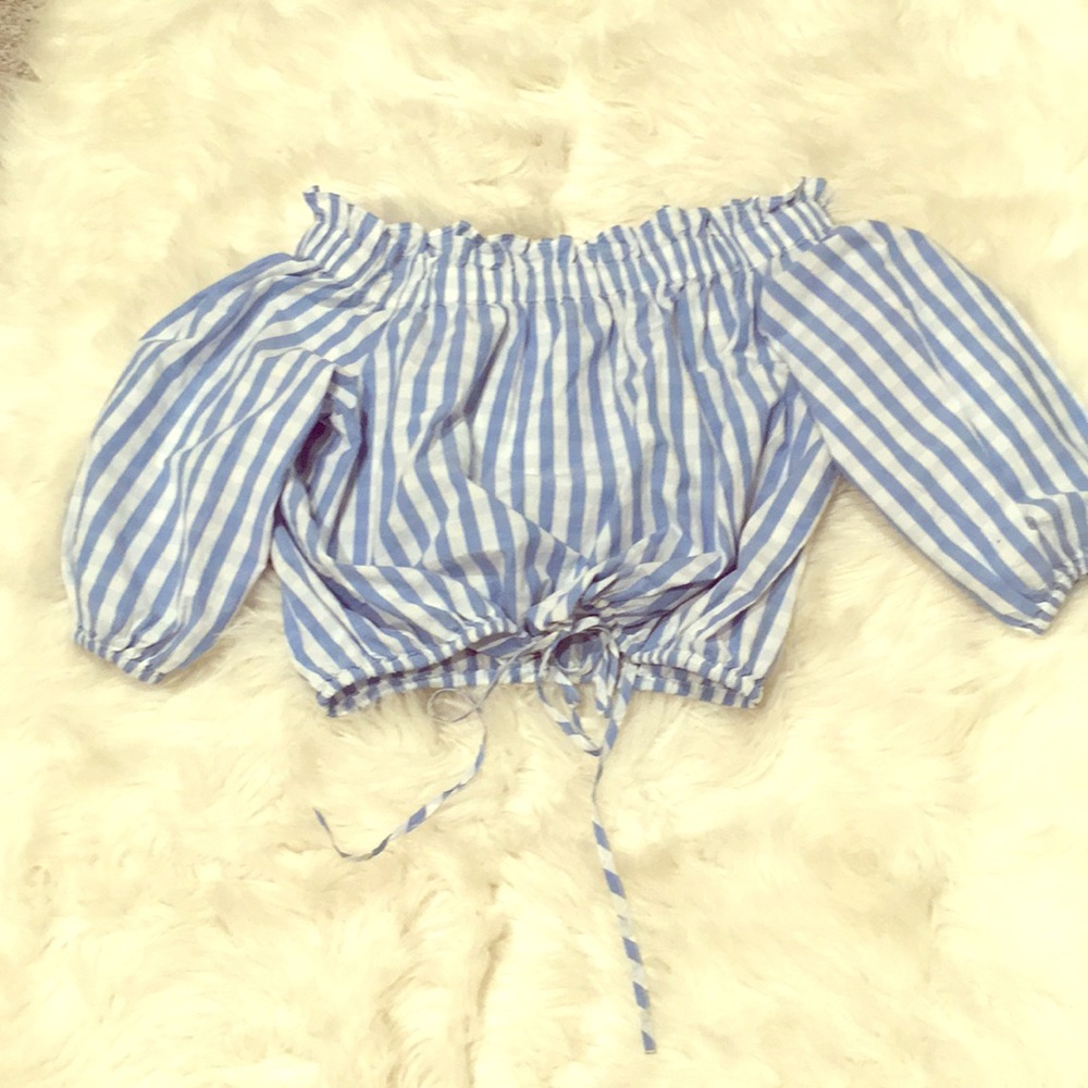 Cute off shoulder top